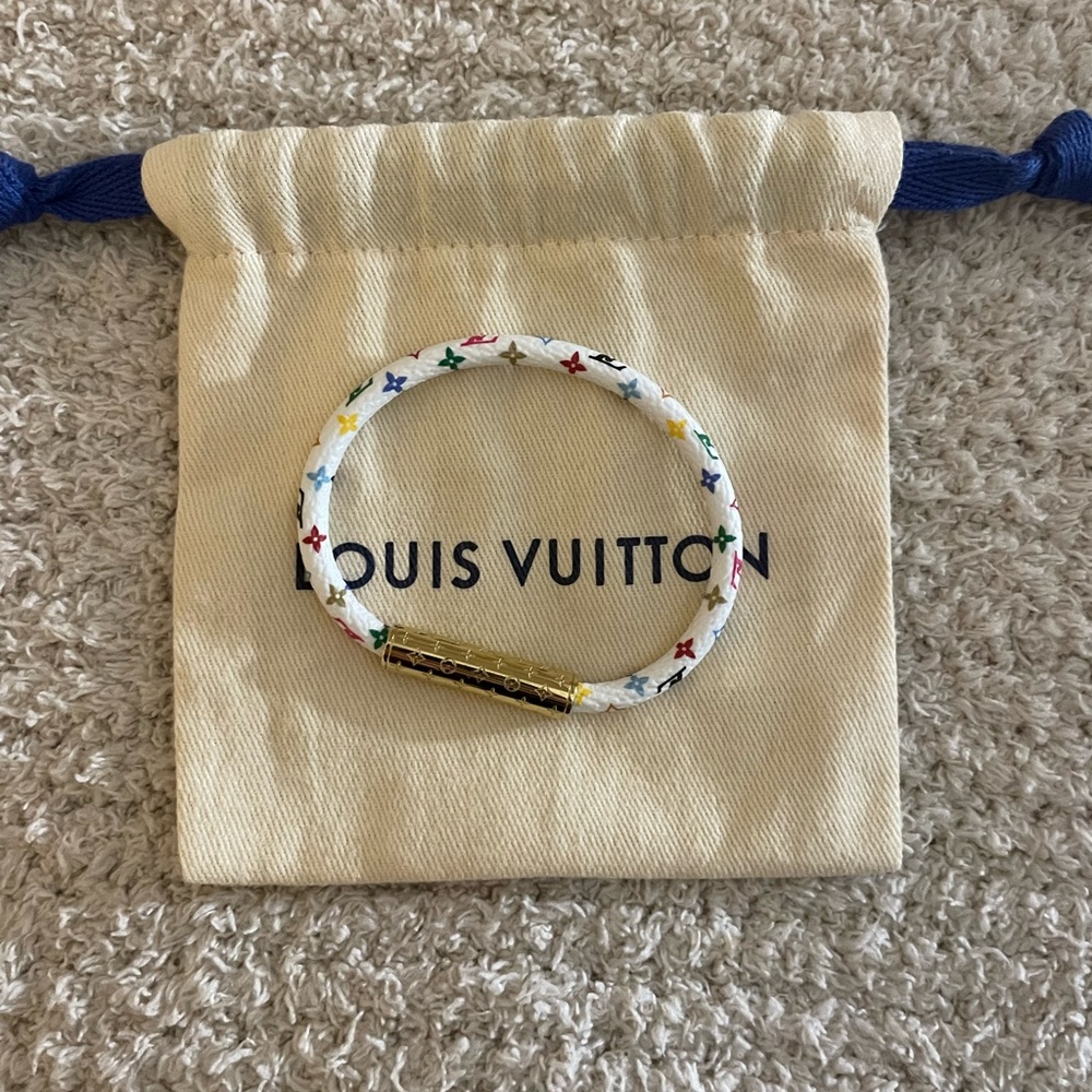 Louis Vuitton Murakami White Confidential Bracelet